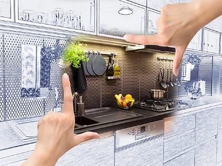 Sélection de plans de travail de cuisine en bois, quartz et céramique – conseils d’aménagement par une architecte d’intérieur à Antibes